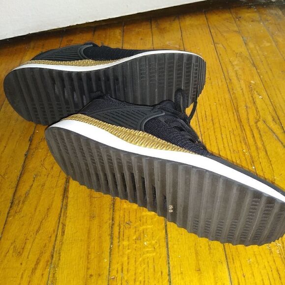 Puma 7.5 Pacer Next Cage running sneakers black gold - Picture 6 of 9